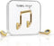 Happy Plugs Earbud - In-ear hoofdtelefoon - Afstandsbediening met microfoon - Goud
