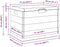 vidaXL - Tuinopbergbox - - - Antraciet, - 77,5 - x - 54,5 - x - 53 - cm, - Kunststof, - 170 - L