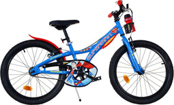 Dino Superman - Kinderfiets 20 Inch - van 6-8 Jaar - Jongensfiets Blauw