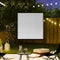 vidaXL - Projectiescherm - met - statieven - 89 - inch - 1:1