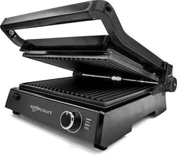 Safecourt Kitchen 3-in-1 Contactgrill - Tosti-apparaat en Grillplaat - 2000W - Zwart