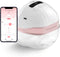 Vulpes Goods® BabyCare - Elektrische Draadloze Borstkolf PRO V2 - Handsfree APP bediening - BPA-Vrij - Kleur Premium White & Rosé Gold