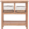 vidaXL - Wandtafel - 69x28x70 - cm - massief - mahoniehout