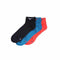 Sokken Mizuno 3 paar Blauw Zwart Rood 11 - L