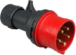 ABL CEE stekker 16A 5-polig 6H 400V IP44 - Camping stekker - Rood