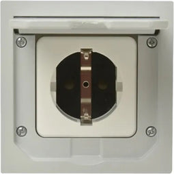 ABL Vloercontactdoos + RA 1-voudig – inbouw – 16A 250V – Grijs