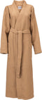 Heckettlane Badjas Wafel - Ochtendjas Unisex - 65% Gerecycled Katoen - GSM 450 - Taupe