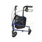 Able2 Aluminium 3-wiel driewiel rollator Blauw