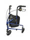 Able2 Aluminium 3-wiel driewiel rollator Blauw