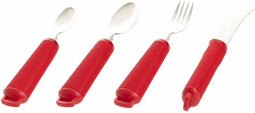 Able2 Alzheimer bestekset - rood - grote handgreep