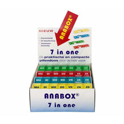 Able2 Anabox® Weekbox display 12 stuks