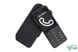 Able2 Flipcase voor BlindShell Classic 2 – Zwart | Booktype met Pasjevak en Magneetsluiting