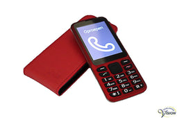 Able2 Flipcase voor BlindShell Classic – Kunstleer met Magneetsluiting | Rood