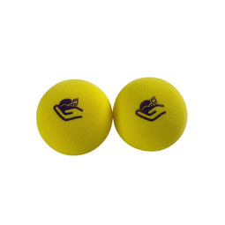 Able2 Foam tennisballen met geluid – Set van 2 ballen voor blind tennis (90 mm)
