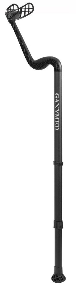 Able2 Onderarmkruk Ganymed - soft Zwart