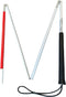 Able2 - Opvouwbare blindegeleidestok - Taststok - Lengte 150 cm - Polsbandje
