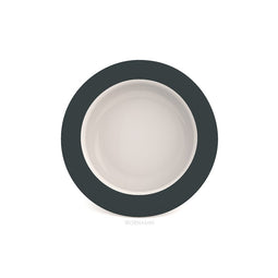 Able2 Ornamin kom 15.5cm Wit/antraciet