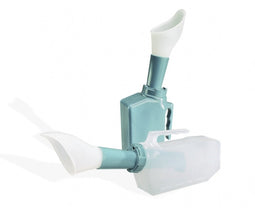 Able2 Urinaal met terugloop beveiliging vrouw vrouw, groen