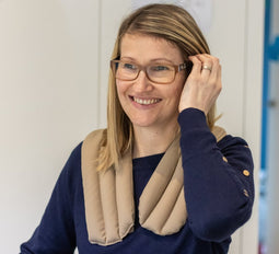 Able2 Verzwaarde nekkraag volwassenen 38 x 38 cm katoen 2,3 kg