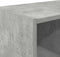 vidaXL - Schoenenrekken - 2 - st - stapelbaar - 89,5x30x40 - cm - betongrijs