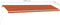 vidaXL - Luifel - vrijstaand - handmatig - uittrekbaar - 600x300 - cm - oranje - bruin