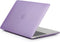 Lunso Geschikt voor MacBook Pro 15 inch (2016-2020) cover hoes - case - Mat Paars