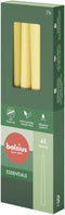 Bolsius - Gotische kaarsen - 245/24 - 4 stuks per verpakking - Sunny Yellow