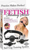 Pipedream Fetish Fantasy mondknevel Ball Gag Training System zwart
