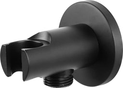 Differnz Douchekophouder - Handdouche Houder met Wateruitloop - Zwart