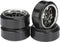 Absima 1:10 Straatmodel Complete wielen Drifter C 9-spaaks Zwart-chroom 4 stuk(s)
