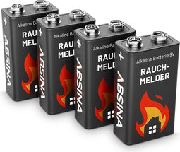 Absina 9V batterij 4 stuk(s)