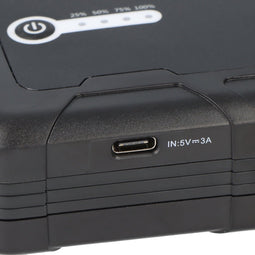 Absina Jumpstarter 1500, auto-starthulp-accu met powerbank-functie en LED-licht, ideaal voor auto's, motorfietsen, boten