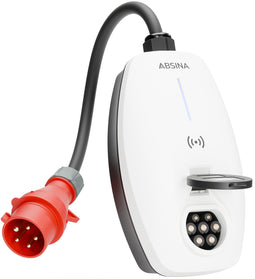 Absina Wallbox Mode3 CEE input cable 0.6m / Type2 output 11KW 8-16A, with APP control and APP displa