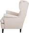 ABSON - Fauteuil - Beige - Polyester