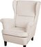 ABSON - Fauteuil - Beige - Polyester