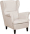 ABSON - Fauteuil - Beige - Polyester