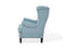 ABSON - Fauteuil - Blauw - Polyester