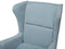 ABSON - Fauteuil - Blauw - Polyester