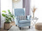 ABSON - Fauteuil - Blauw - Polyester