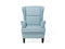 ABSON - Fauteuil - Blauw - Polyester