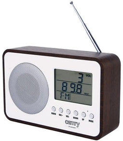 Camry CR1153 - Portable Radio DAB(+) CD Speler - Wit Zwart