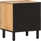 vidaXL - Nachtkastjes - 2 - st - 40x33x46 - cm - massief - mangohout