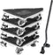 DIY-King Meubelroller Set - 4x Meubeltransporter Trolley - Rugvriendelijk - Draagkracht 150 kg (4 stuks)