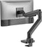 Equip 650180 - Gasgeveerde monitorarm - Tot 49 inch - Zwart