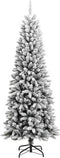 vidaXL - Kunstkerstboom - met - sneeuw - 240 - cm - PVC - en - PE