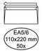 Hermes - Envelop hermes bank ea5/6 110x220 zk 50st wit | 10 stuks