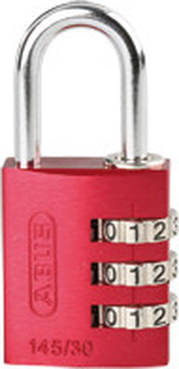 ABUS 145 hangslot met cijferslot Rood 145/30