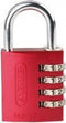 ABUS 145 hangslot met cijferslot Rood 145/30