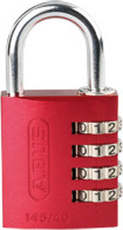 ABUS 145 hangslot met cijferslot Rood 145/40