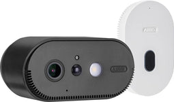 ABUS Akku Cam PPIC90000B IP-Bewakingscameraset WiFi 2-kanaals Met 1 camera 1920 x 1080 Pixel